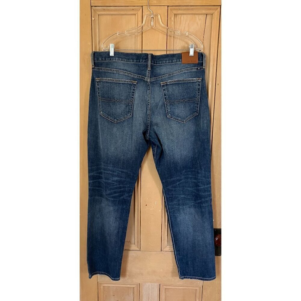 Lucky Brand 121 Mens Heritage Slim Straight Denim Jeans Size 38x30 Blue AN EXC - Picture 9 of 13